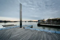 The custom designed Nash Run Trash Trap in Washington, D.C.'s Anacostia River is one of the few devices capturing trash throughout the water column. The custom designed Nash Run Trash Trap in Washington, D.C.'s Anacostia River is one of the few devices capturing trash throughout the water column.