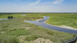Airboating on the St Johns River in Brevard County, Florida. Airboating on the St Johns River in Brevard County, Florida.