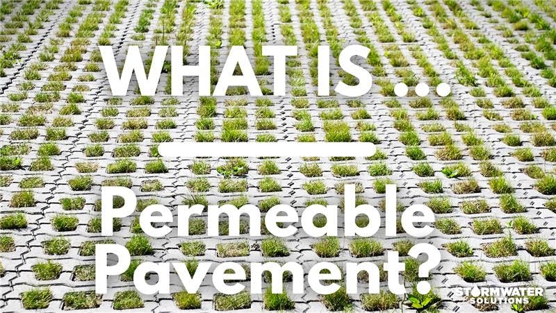 What is permeable pavement?