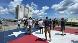 The Vehicle Assembly Building (VAB) stands 526-feet tall and is used to assemble space equipment and vehicles. The Vehicle Assembly Building (VAB) stands 526-feet tall and is used to assemble space equipment and vehicles.