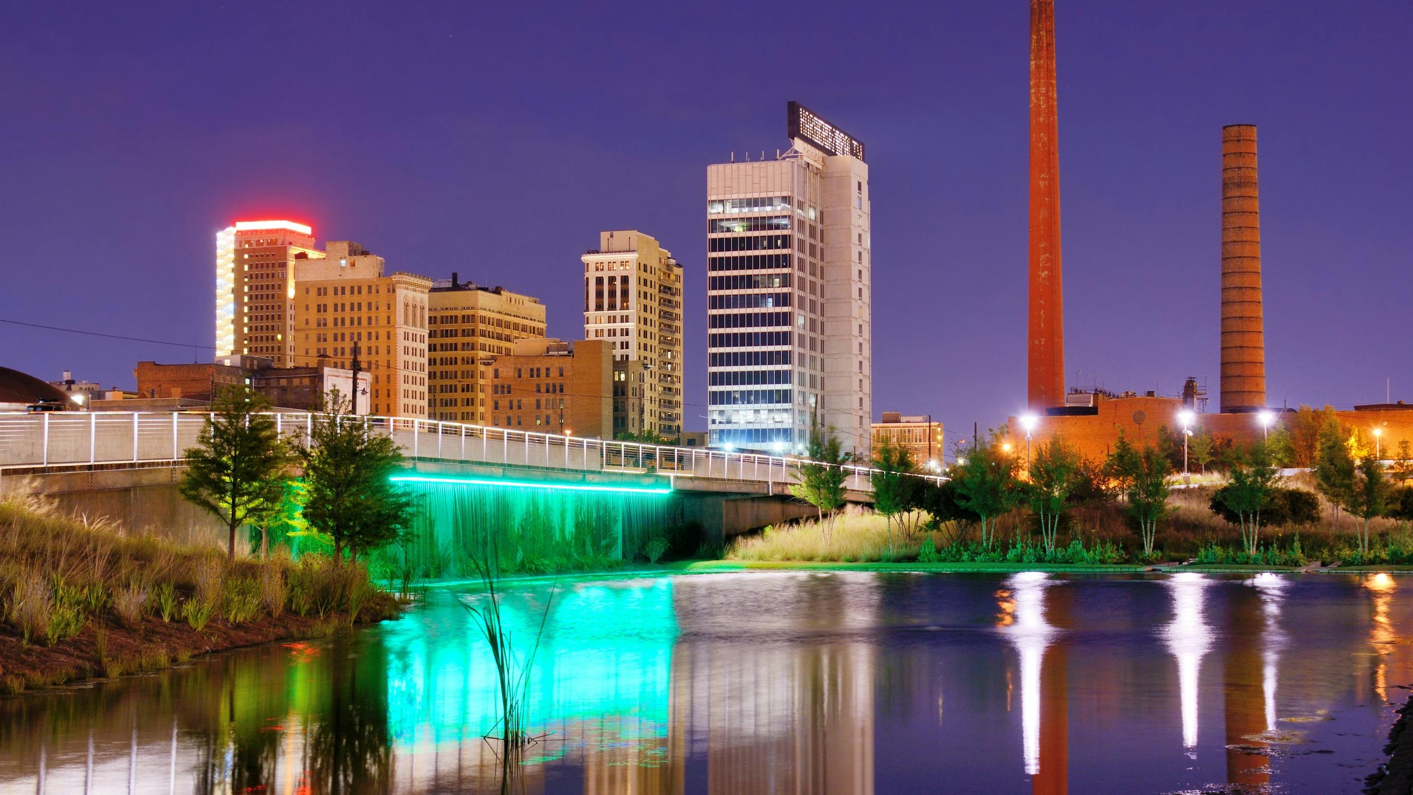 Vestavia Hills is a suburb of Birmingham, Alabama (pictured here).