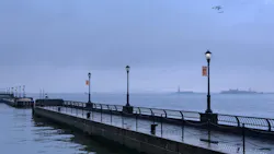 The quays of Battery Park Harbor The quays of Battery Park Harbor