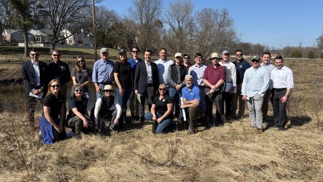 EPA officials met with local governments, conservation districts and community partners to review projects focused on stormwater management, stream restoration and agricultural best management practices (Photo credit: EPA).