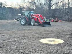 Meeting AASHTO structural design requirements, heavy equipment can now be parked on the new lot that replaced an open pond. Meeting AASHTO structural design requirements, heavy equipment can now be parked on the new lot that replaced an open pond.