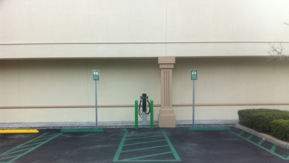 ChargePoint and National Grid electric vehicle charging stations