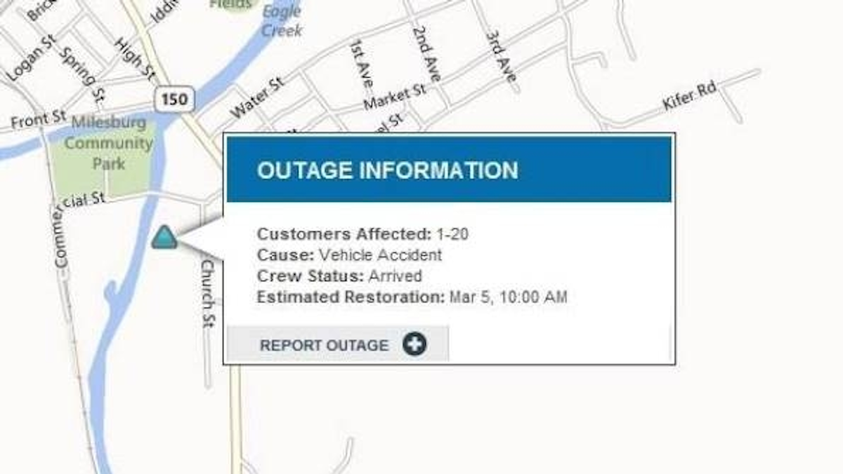 Jcp L Offers Outage Reporting On Facebook And Adds Crew Status To