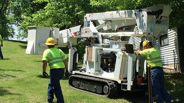 Dakota Electric Association small aerial lifts