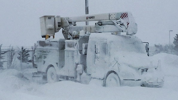 Linemans Spotlight record snowfall