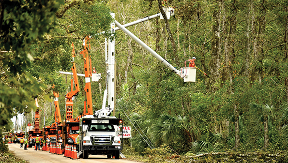 Florida Power Light system hardening storm restoration