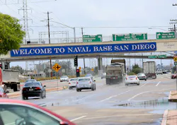San Diego naval base entrance San Diego naval base entrance