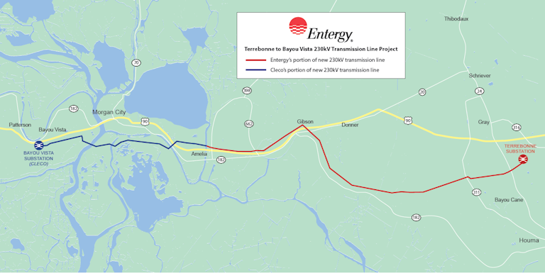 Entergy Louisiana Cleco To Build New Transmission Line In Se Louisiana T D World