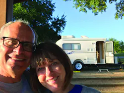 editor with camper editor with camper