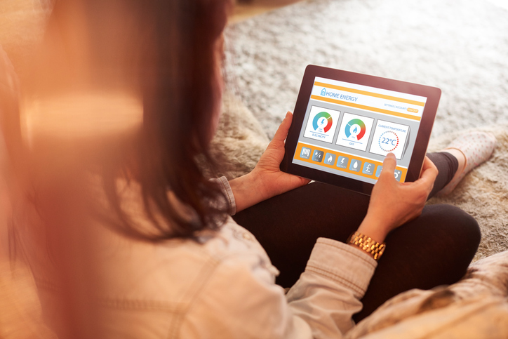 energy use on tablet