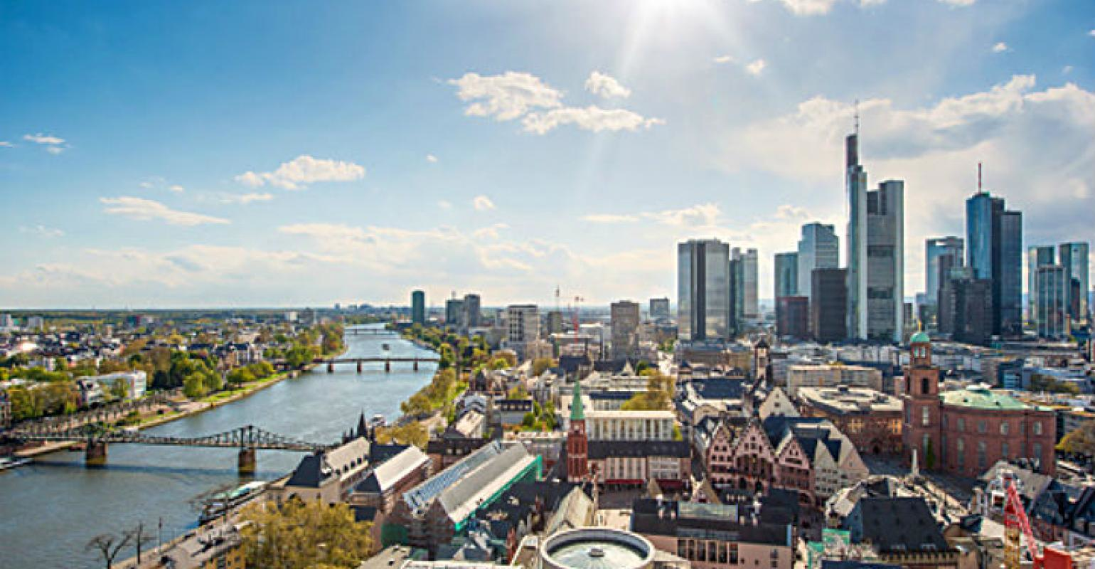 A view of Frankfurt, Germany