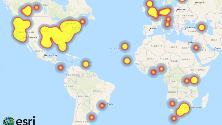 Global Power Outage Maps Added To Esri S Arcgis Marketplace T D