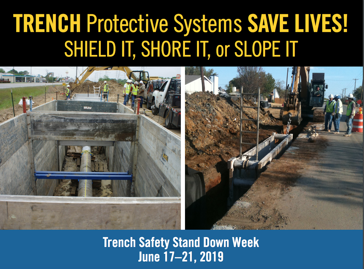 Trench Safety Stand Down Educates Workers About Trenching Hazards T D World