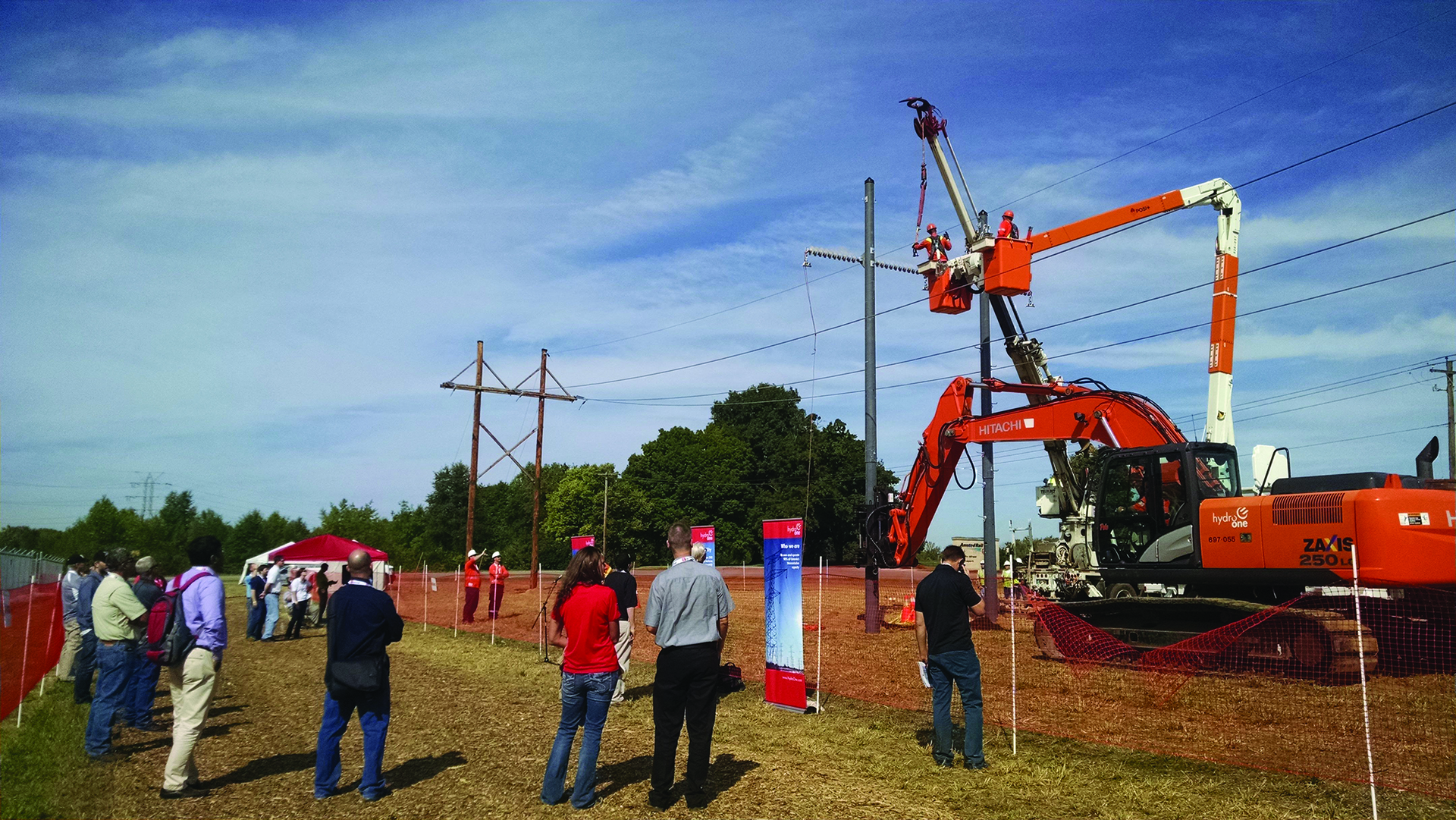 Line and substation field crews at work