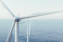 An array of wind turbines An array of wind turbines