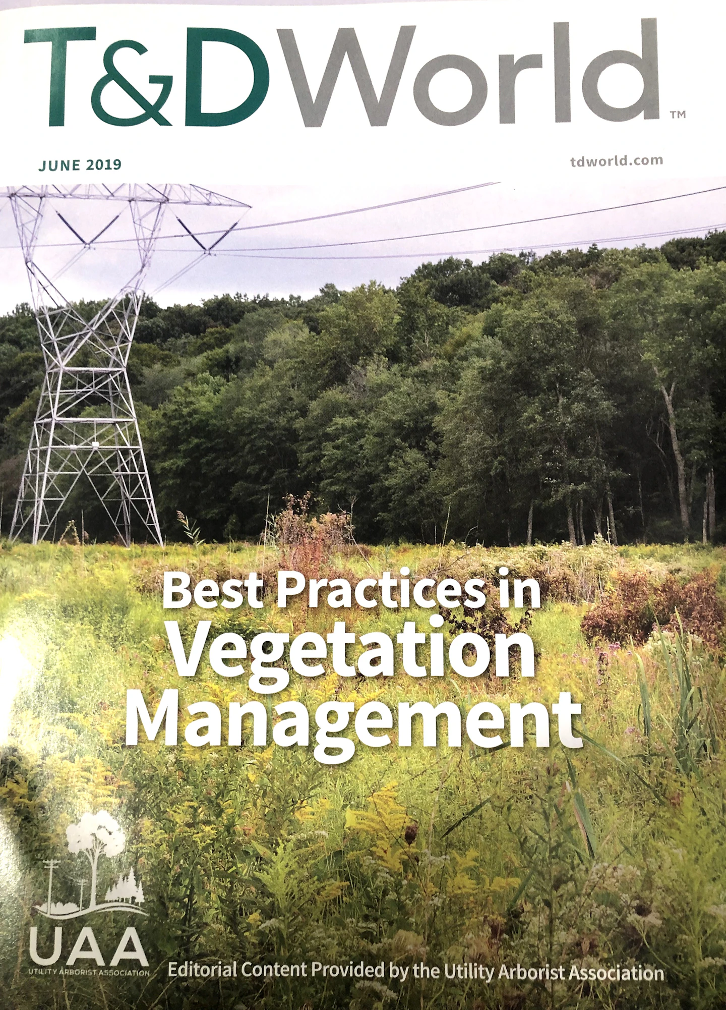 Call For Abstracts 2020 Vegetation Management Supplement T D World