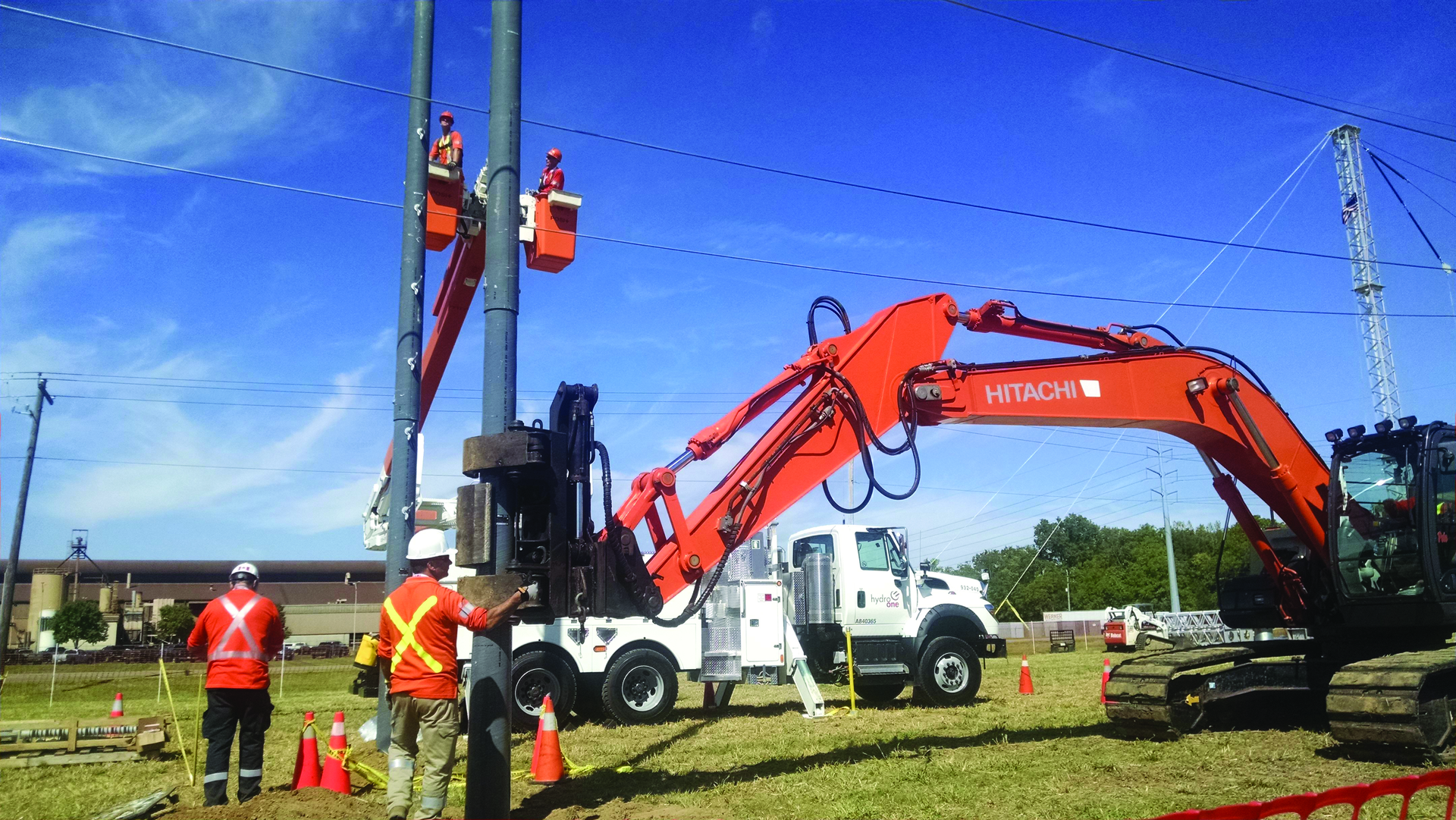 Utility cranes and vehicles