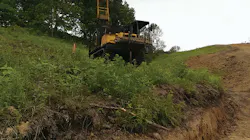 Remote locations require ATV mounted drill rig at boring locations. Remote locations require ATV mounted drill rig at boring locations.