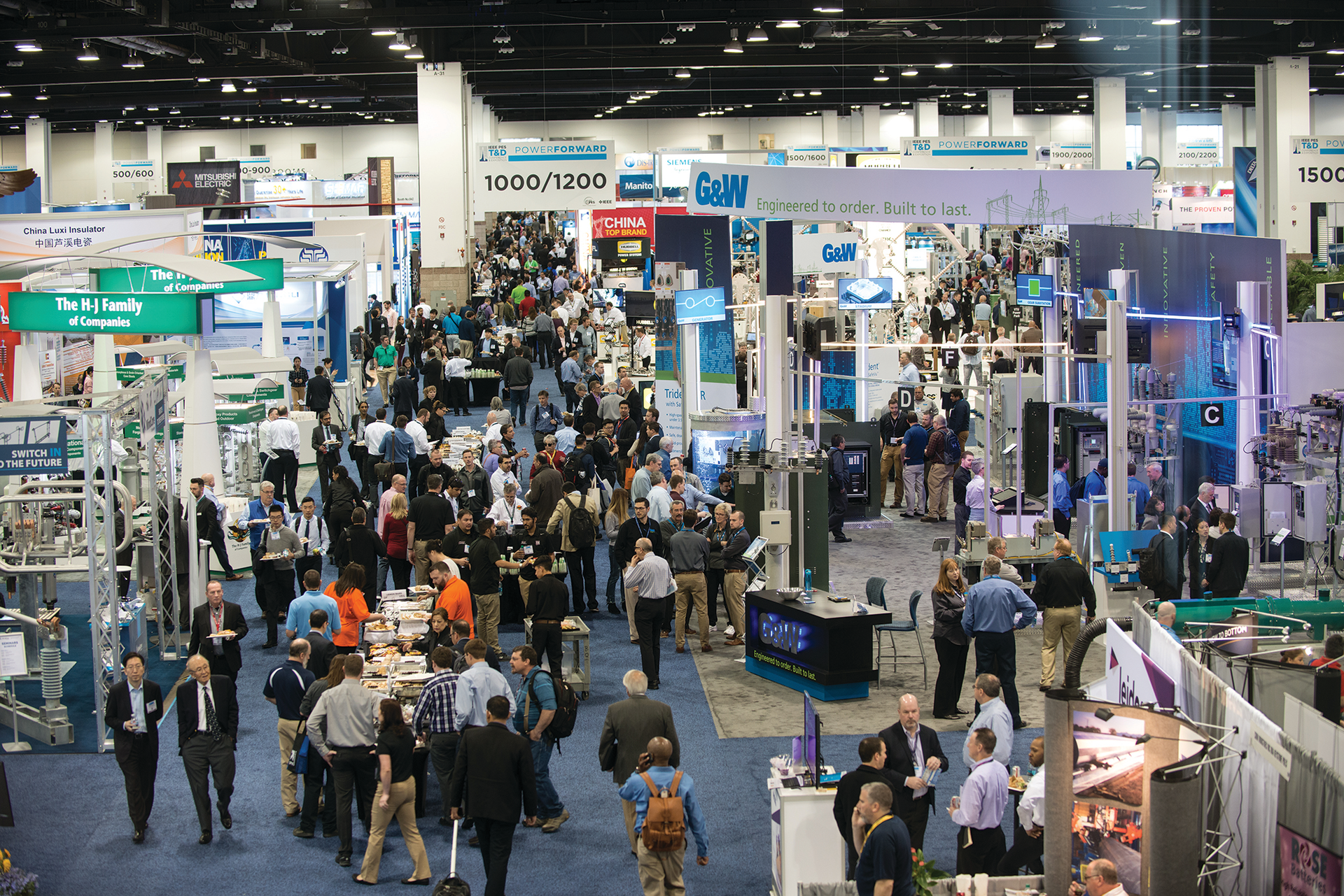 The IEEE PES T&D Conference and Exposition attendees had the opportunity to network on the show floor at the event two years ago in Denver, Colorado.
