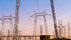 Overhead transmission lines in California