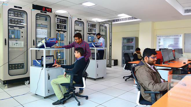Laboratory at POWERGRID's Advanced Research and Technology Centre.