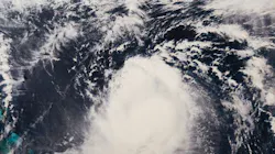 A satellite image of a hurricane A satellite image of a hurricane