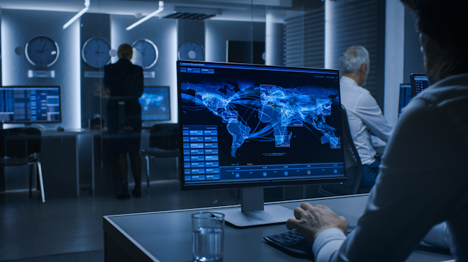 Cybersecurity Control Room Gorodenkoff