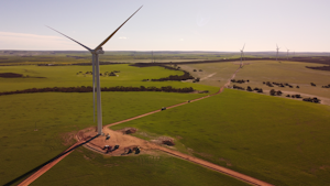 Warradarge Turbine Arial Shot