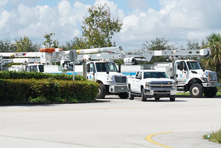 In Pictures: Gulf Power, FPL Crews Restore Power After ...