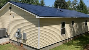 A Tesla Solar Roof was installed on this Habitat for Humanity home in Hattiesburg.