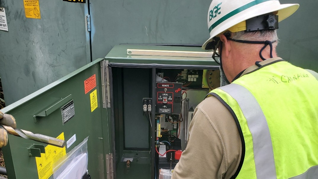 First BGE MOS field installation.