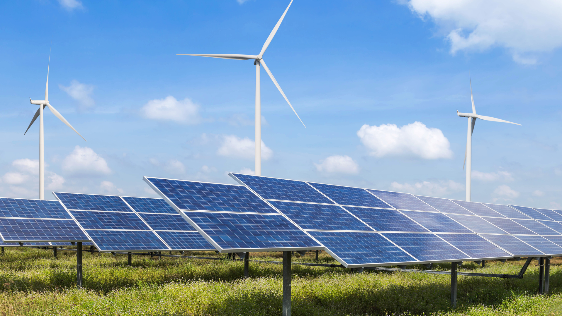 Wind Turbines Solar Panels id97286265 Airubon Dreamstime com 60e85934b49df