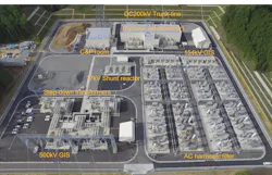 Aerial view of commissioned Hida frequency converter station. Aerial view of commissioned Hida frequency converter station.