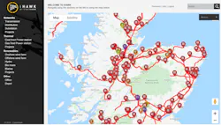 Location of transmission system substations in northern Scotland. Location of transmission system substations in northern Scotland.