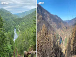Riverside Fire was one of the 2020 Oregon wildfires. The season was one of the most destructive on record in the state of Oregon (before and after drought). Riverside Fire was one of the 2020 Oregon wildfires. The season was one of the most destructive on record in the state of Oregon (before and after drought).