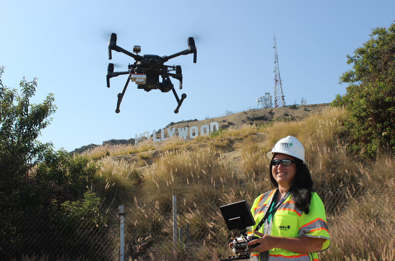 An invasive species mapping and vegetation health analysis project is conducted over high elevation changes and difficult-to-access terrain.