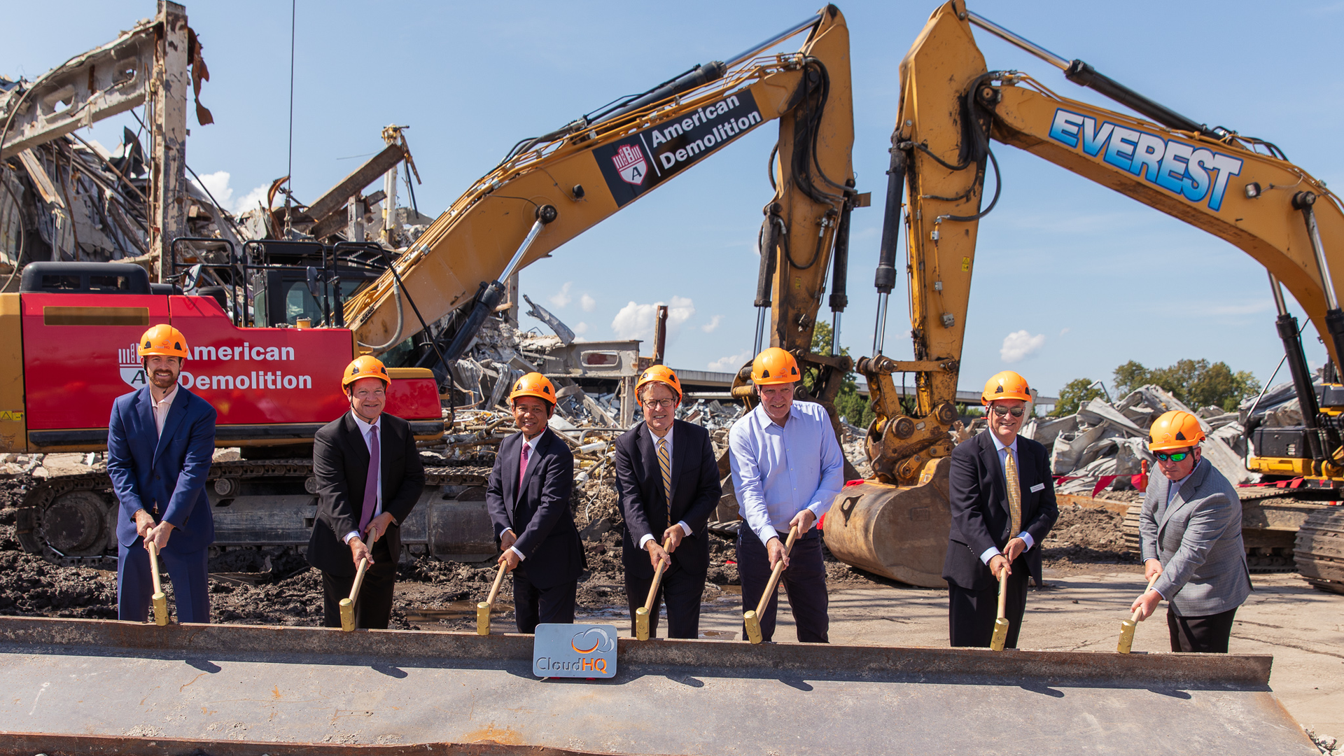 ComEd CEO Quinones presides over the data center groundbreaking.