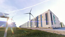 TreeLine Utility renewable energy with storage solutions concept. TreeLine Utility renewable energy with storage solutions concept.