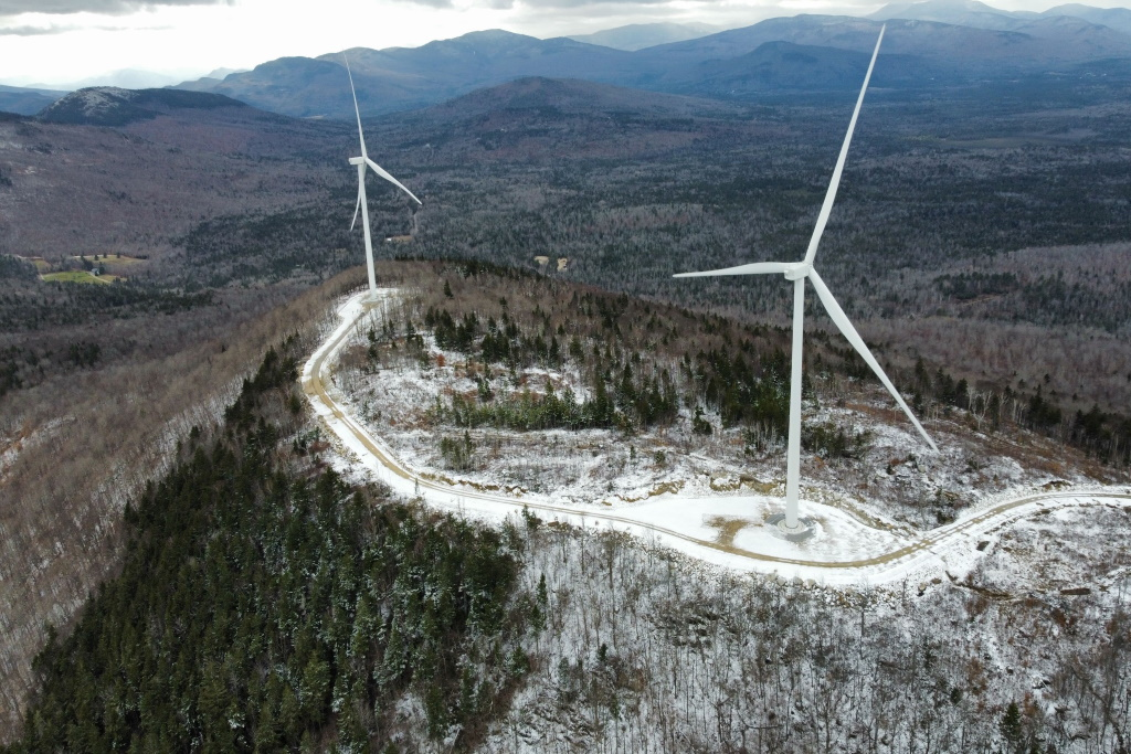 Greenbacker's RoxWind project in Maine, which uses 3.8 MW wind turbines.