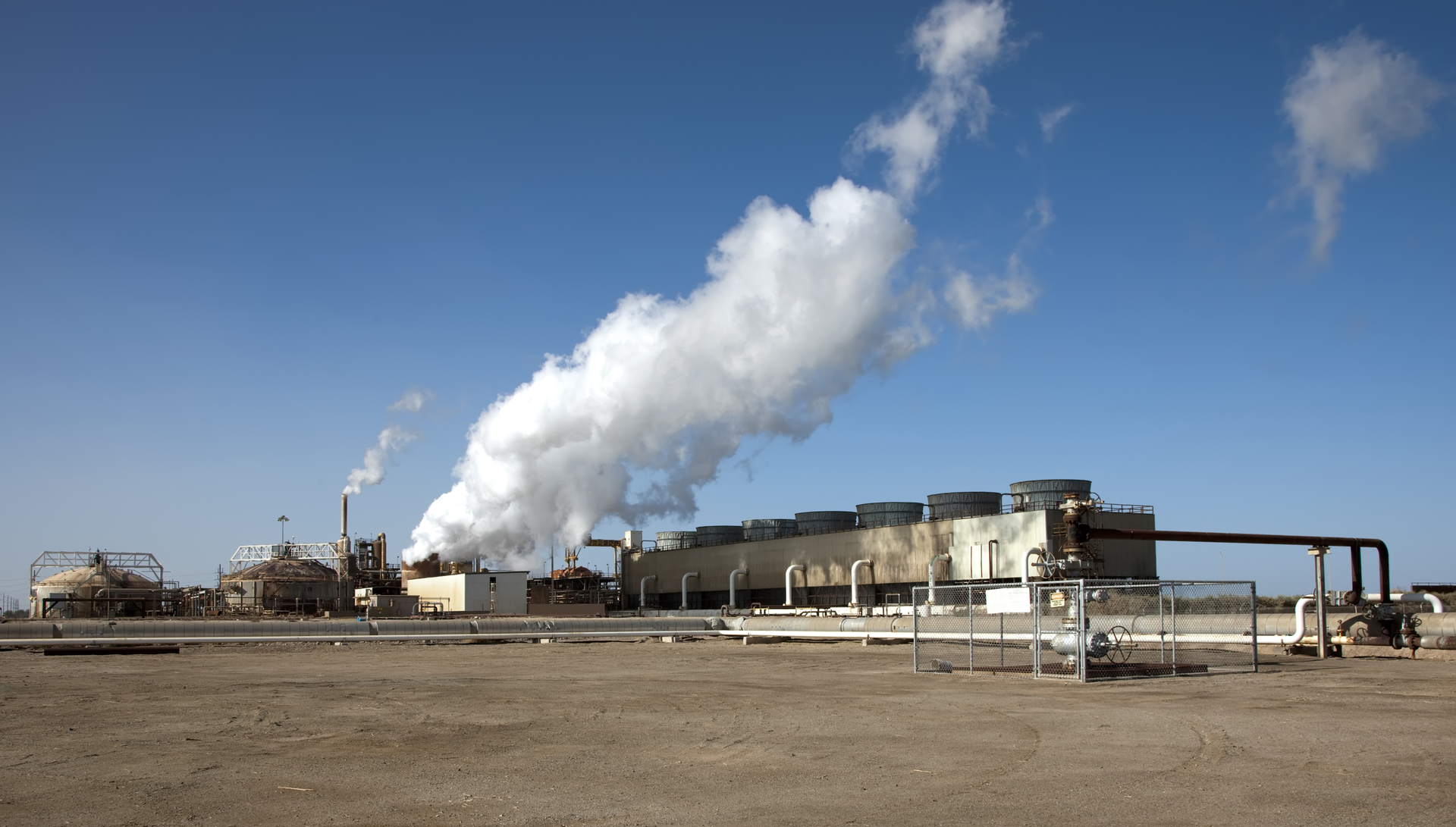 A geothermal power plant in California&rsquo;s Imperial Valley.