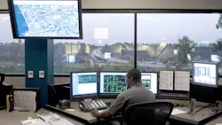 An SDG&E control room. SDG&E has facilitated the development and integration of hundreds of advanced weather stations, granular sectionalizing devices with remotely toggled sensitive relay profiles, falling conductor protection and incipient fault detection, as well as the use of predictive analytics for situational awareness and wildfire mitigation. An SDG&E control room. SDG&E has facilitated the development and integration of hundreds of advanced weather stations, granular sectionalizing devices with remotely toggled sensitive relay profiles, falling conductor protection and incipient fault detection, as well as the use of predictive analytics for situational awareness and wildfire mitigation.
