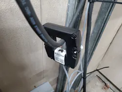 A clamp-on CT is shaped like a donut that clamps around an existing wire and measures the current flowing through the wire, this is preferred because wiring does not have to be disconnected. A clamp-on CT is shaped like a donut that clamps around an existing wire and measures the current flowing through the wire, this is preferred because wiring does not have to be disconnected.