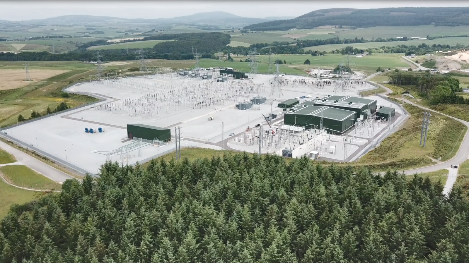 Caithness Moray HVDC link, Blackhillock. Courtesy of Hitachi Energy