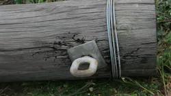 Example of tracking on unbonded cross arm. Example of tracking on unbonded cross arm.