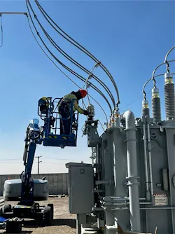 Xcel crews installed wildlife protection on the new 115/13.2kV, 28 MVA transformer. Xcel crews installed wildlife protection on the new 115/13.2kV, 28 MVA transformer.
