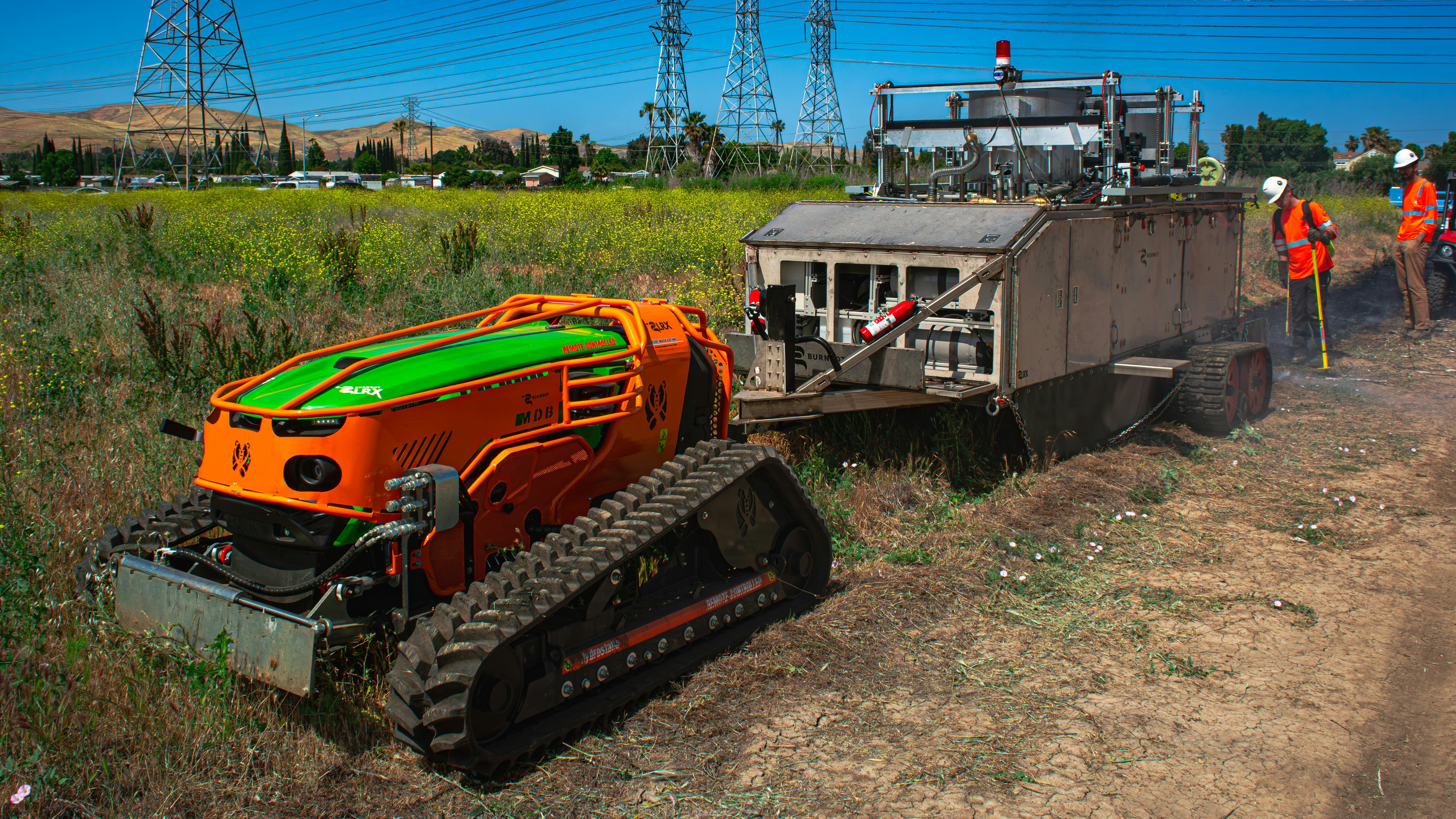 PG&E conducted multiple BurnBot tests in varied terrain in 2023 and plans to expand its testing in additional settings in 2024.