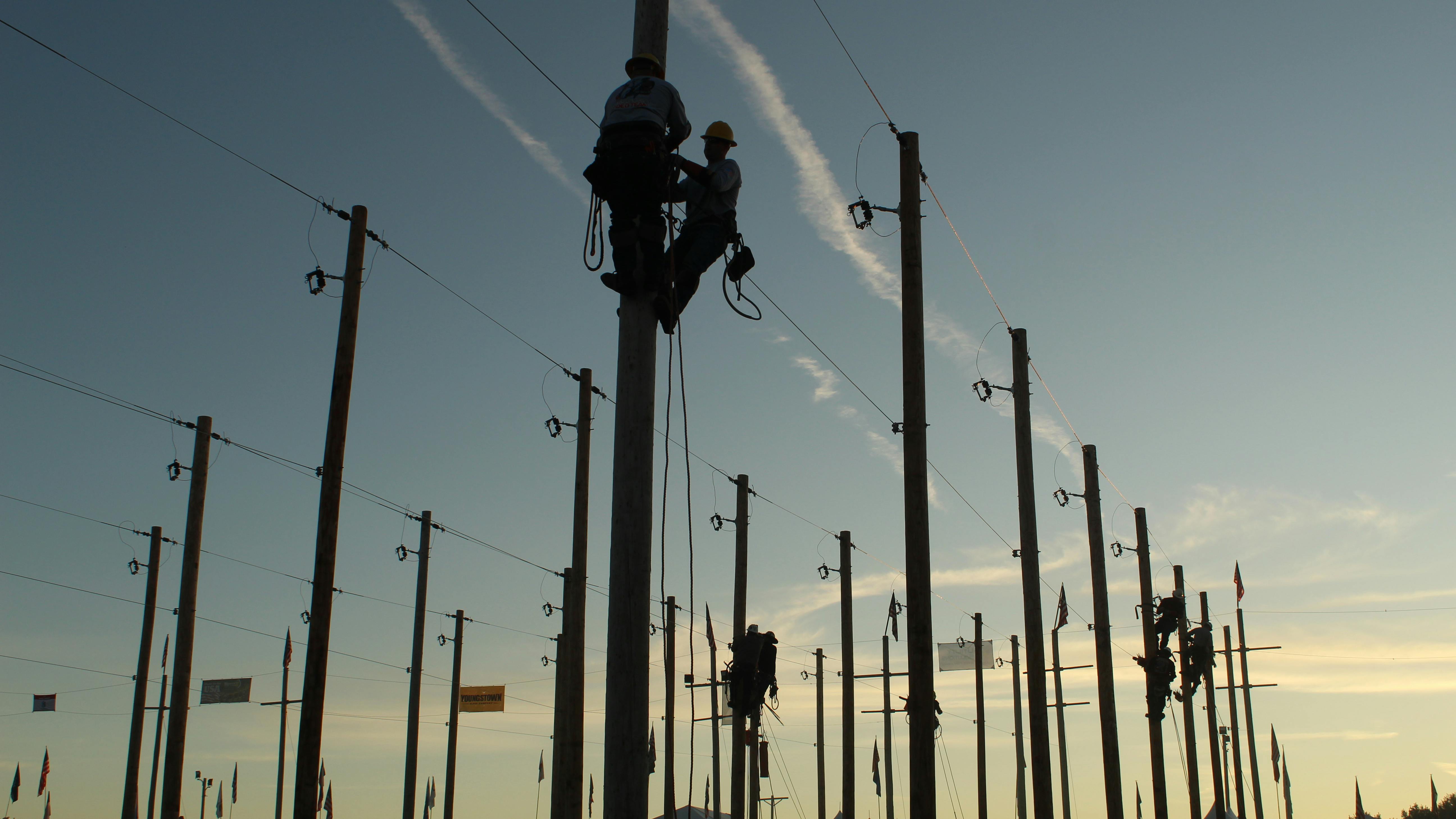 The sunrise comes up on the Rodeo grounds during the 2022 competition.